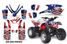 ATV Graphics Decals Stickers For Polaris Outlaw/Predator 50 ALL YEARS SINS&STRIP