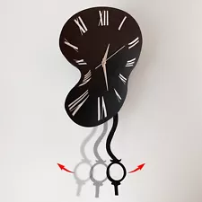 Salvador Dali Melting Time Wall Clock, Decorative Art Clock for Living Room