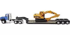 CAT CT660 Day Cab Tractor w/ Lowboy Trailer and CAT 315CL Hydraulic Excavator