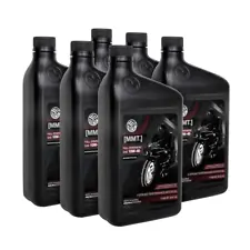 6 Quarts (6 QT / 1.5 Gallon) 6 PACK MMT® Full Synthetic 10W-40 Motorcycle Oil