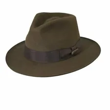 INDIANA JONES Official "AUTHENTIC FUR FELT FEDORA" - Style# IJ554