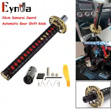 26cm Samurai Sword Automatic Gear Shift Knob Shifter Katana Metal Universal