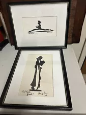 Carew Rice 1969 Silhouette Pictures South Carolina Plantation Art Estate Found