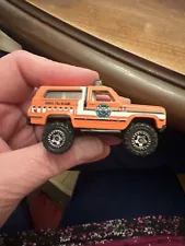 Matchbox 1989 Orange Brush Fire/Rescue chevy Blazer 4x4