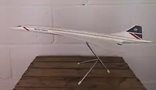 Striking model of iconic British Airways liveried Concorde plane