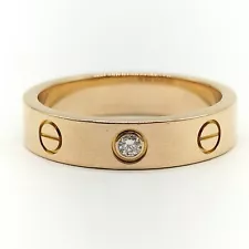 Cartier Ring Mini love Diamond Rose Gold 436206