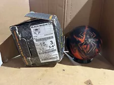 NEW 15LB HAMMER BLACK WIDOW 3.0 BOWLING BALL 038E