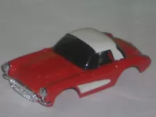 VINTAGE AURORA AFX TYPE 1957 CORVETTE BODY UNKNOWN MAKER HO SLOT CAR