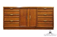 DIXIE FURNITURE Contemporary Italian Campaign Style 68" Triple Door Dresser 1...