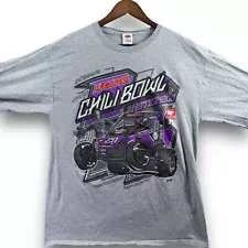 34th Annual Chili Bowl T-Shirt Size Men's Large Nationals Lucas Oil Racing LS