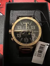 Nixon 51-30 chrono gold/black, FRIDAY 13th Limited Edition. Number #8 Of #19.