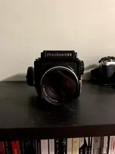 Mamiya M645 Film Camera with 80 mm lens Kit and Waistlevel Viewfinder