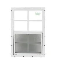 Shed/Chicken Coop/Play House Windows 14X21 White Flush w/ Safety Glass Free Ship