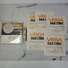 Vega Banjo Strings 5-String Medium V730 With Bridge - NOS!