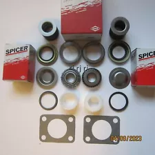 Genuine OEM Spicer 2 Dana 60 King Pin Rebuild Kit Both Side Upper and Lower