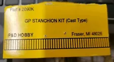 O Scale P&D Hobby GP Stanchion Kit (Brass) 2090K Opened Pkg