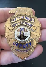 Obsolete Board Of Supervisors Wallet Badge -Historical Collectors Item