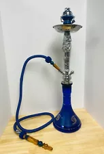 Authentic Hookah Silver-plated Approx 30" tall with all attachments. Kuwait