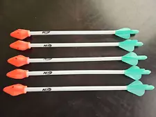 Lot 5 Nerf Arrows for Dude Perfect Signature Bow -USED