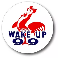 WAKE UP 99 GASOLINE LUBSTER SHELL MARATHON 66 DECAL GAS OIL CAN PUMP STICKER