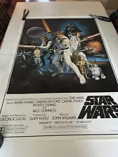 STAR WARS Episode IV A New Hope 1977 Poster (Style C) Re Released 1993