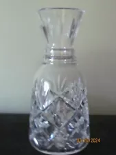 SIGNED WATERFORD CRYSTAL WINE CARAFE 9"