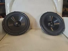 2x Pair Athena Model M225 Powered Sub Woofers Only 9" Speakers 4dr/51921