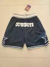 Hip For DALLAS COWBOYS stitched Pants basketball football shorts Size:S-XXL