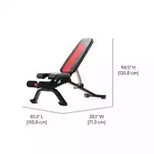 New ListingBowflex SelectTech 5.1S Stowable 6 Positions Adjustable Bench