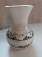 SALE!! Native American Incised Vase. Signed