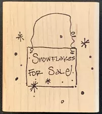 Imaginations Snowflakes For Sale Rubber Stamp