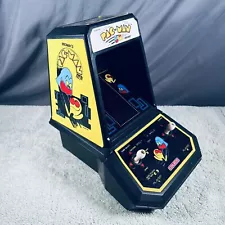 COLECO Mini Arcade PAC-MAN Video Game Tabletop Midway Vintage Vtg TESTED WORKS