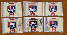 Lot of 6 unused beer labels OLDS STYLE