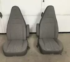 97-24 Chevy Express/GMC Savana Van Pair LH&RH Gray Cloth Power Bucket Seat