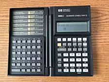 HP 19BII Business Calculator w/ Rear Battery Door. Excellent Condition