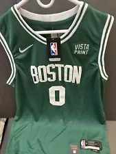 Jayson Tatum #0 Boston Celtics Green Jersey, New With Tags Size-2-XL