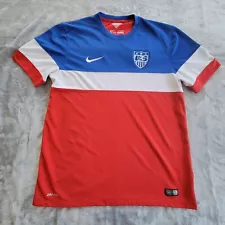 USA US National Team 2014 Nike Bomb Pop World cup Soccer Jersey USMNT Mens L