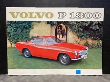 ORIGINAL DEALERSHIP VINTAGE BROCHURE 1961 VOLVO P 1800