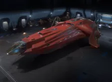 Star Citizen Limited Paint - Carrack - Auspicious Red