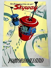 "Skyway" Disneyland Park Attraction Poster (Walt Disney, 1956) - Original