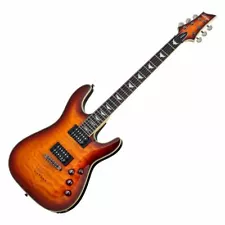 Schecter Omen Extreme-6 Series Electric Guitar w/Quilted Maple Top - Vintage Sun