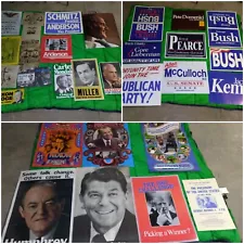 300+VINTAGE POLITICAL POSTERS--SOME ARE SUPER RARE--SELLING ALL TOGETHER--WOW