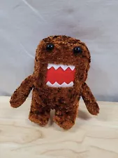 Domo Kun Plush Brown Monster Shiny Satin Kellytoy Claw Machine Prize 7"