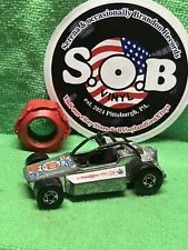 Hot Wheels 1975 Rock Buster 1:64 Diecast USED VG Condition Silver Dune Buggy