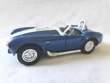 Welly 1965 Shelby Cobra 427 S/C Diecast Car NEW 4.5" 1/34 - 1/39 Scale Blue