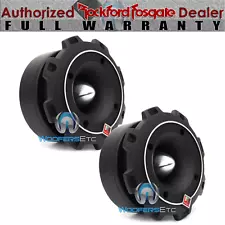 2 PP4-T ROCKFORD FOSGATE 1.5" HORN 4OHM PUNCH PRO SERIES AUDIO TWEETERS PAIR NEW