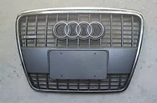 New Listing2005-2008 Audi A6 S Line Front Grille Chrome & Gray & License Panel 2006 2007