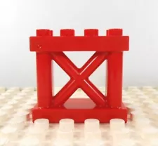 Lego Duplo Item Bridge Support Beam 2x4 (1) red