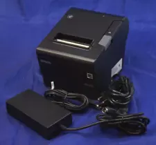 Epson Thermal Receipt Printer M338A OmniLink TM-T88VI Serial USB Power Supply