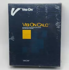 VisiCorp Visi On Calc IBM Computers & XT - New, Old Stock ca. 1982